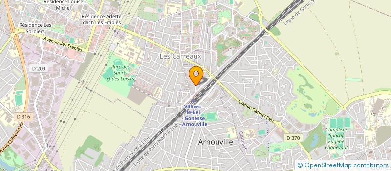 localisation de l'entreprise MONSIEUR ARTURAS JOTVINGIS  ARNOUVILLE