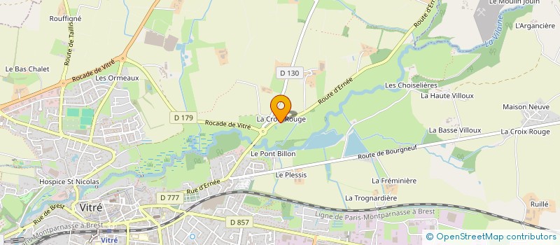 localisation de l'entreprise MONSIEUR ARTURO CHARBONNEAU  VITRE