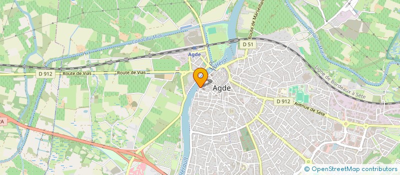 localisation de l'entreprise MONSIEUR ARTURO CHELVI SANDIN  AGDE
