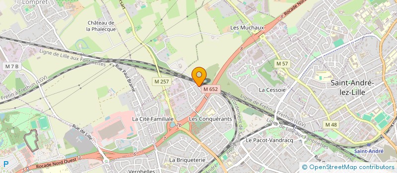 localisation de l'entreprise MONSIEUR ARTURO DEWILDE à LAMBERSART