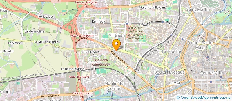 localisation de l'entreprise MONSIEUR ARTURO VALENTE  RENNES