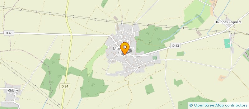 localisation de l'entreprise MONSIEUR ARTUS BOUTAUD DE LAVILLEON FONTAINE  MONT-SAINT-SULPICE