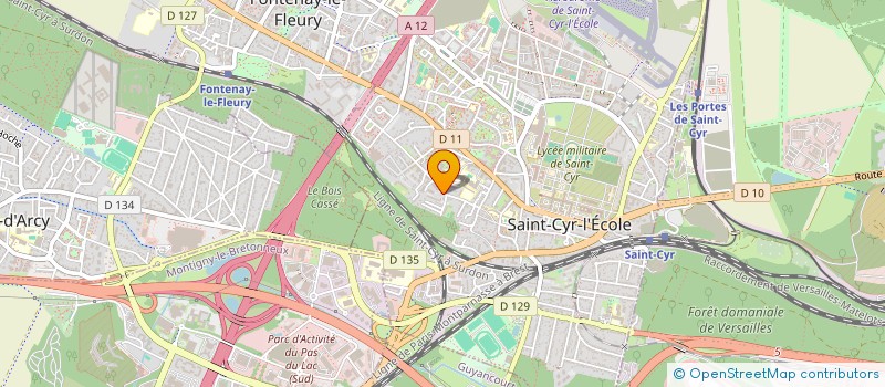 localisation de l'entreprise MONSIEUR ARTUS RICHARD  SAINT-CYR-L'ECOLE