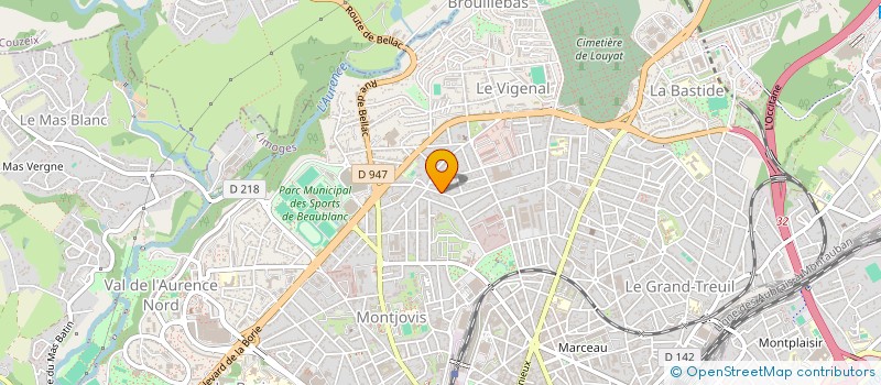 localisation de l'entreprise MONSIEUR ARTYEM GALSTYAN  LIMOGES
