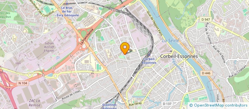 localisation de l'entreprise MONSIEUR ARUNA WEDA MUHANDIRAMLAGE à CORBEIL-ESSONNES