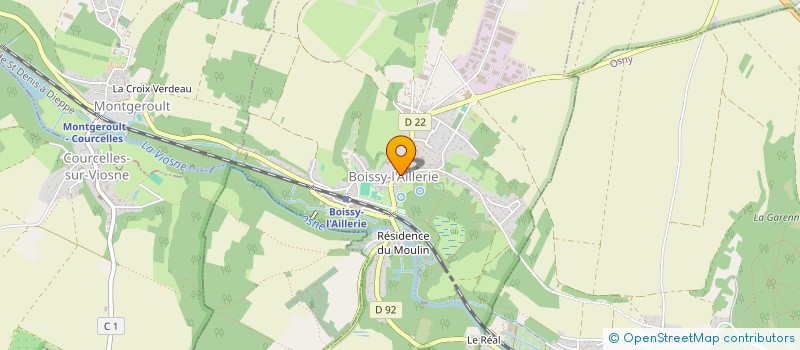 localisation de l'entreprise MONSIEUR ARUNTHAN SRIRANJAN  BOISSY-L'AILLERIE