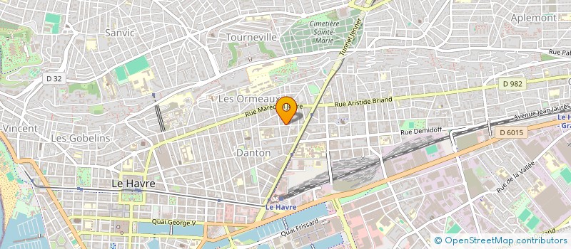 localisation de l'entreprise MONSIEUR ARVINE FLORE  LE HAVRE