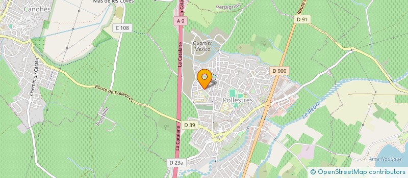 localisation de l'entreprise MONSIEUR ARVOS KEOMANY  TREVILLACH