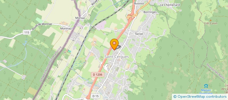 localisation de l'entreprise MONSIEUR ARXHEND TAHIRI à SAINT-CERGUES