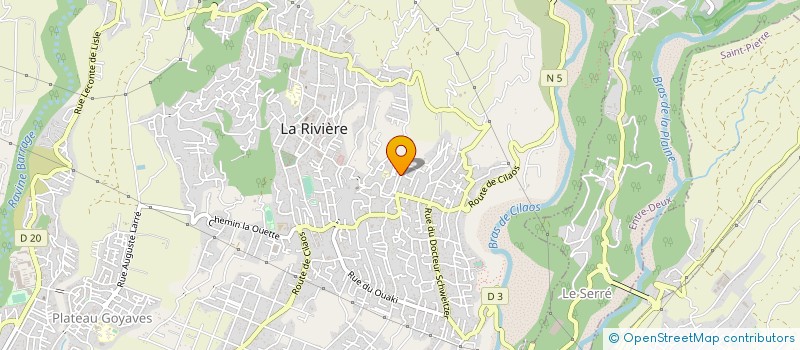 localisation de l'entreprise MONSIEUR ARY-CLAUDE RIVIERE à SAINT-LOUIS