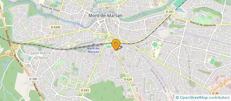 localisation de l'entreprise MONSIEUR ARY DUFRESNE  MONT-DE-MARSAN