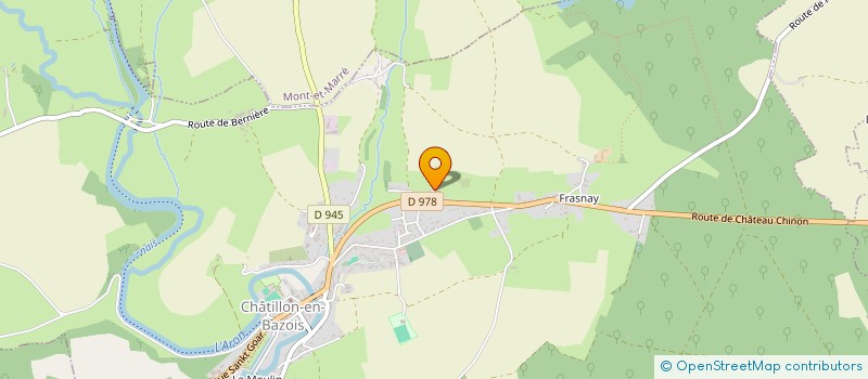 localisation de l'entreprise MONSIEUR ARYL BERNARD à CHATILLON-EN-BAZOIS