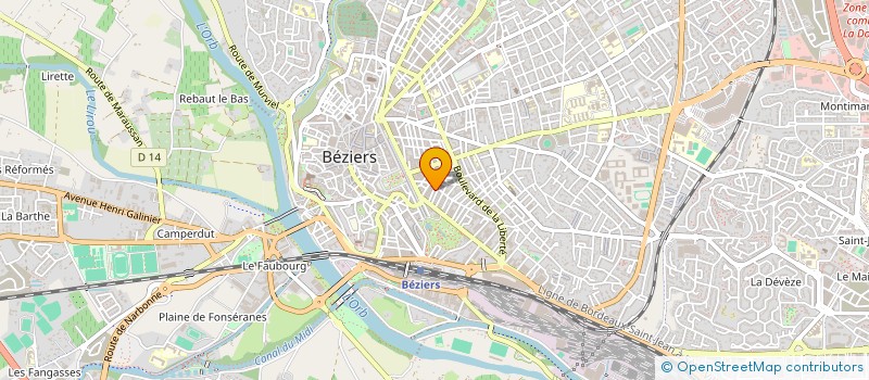 localisation de l'entreprise MONSIEUR ARYLES IKHLEF  BEZIERS