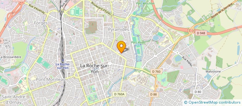 localisation de l'entreprise MONSIEUR ARYLES SLAOUTI  LA ROCHE-SUR-YON