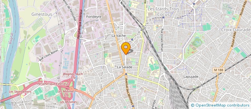 localisation de l'entreprise MONSIEUR ASAAD ALI CHERIF à TOULOUSE
