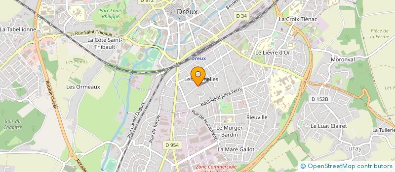 localisation de l'entreprise MONSIEUR ASADALLAH REISSZADEH à DREUX