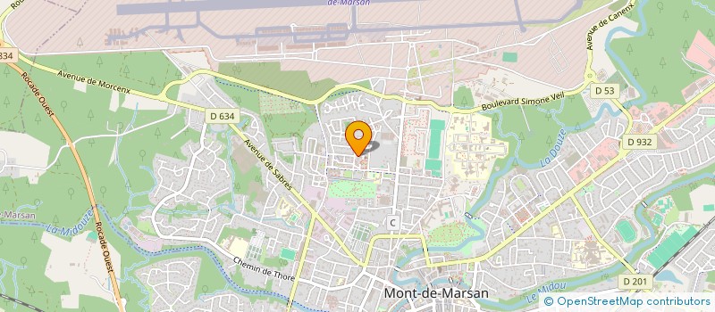 localisation de l'entreprise MONSIEUR ASADOLLAH ALUKOZAI  MONT-DE-MARSAN