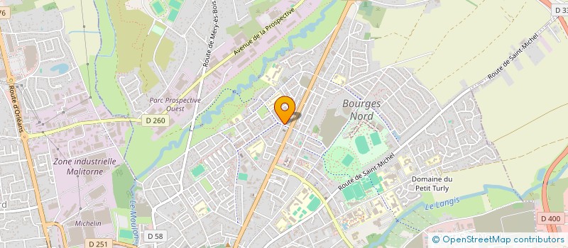 localisation de l'entreprise MONSIEUR ASADULLAH SHERZAD  BOURGES