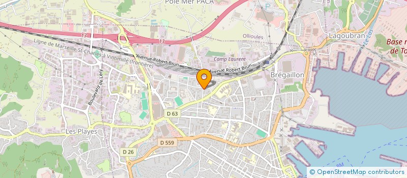 localisation de l'entreprise MONSIEUR ASADULLAH SHINWARI  LA SEYNE-SUR-MER