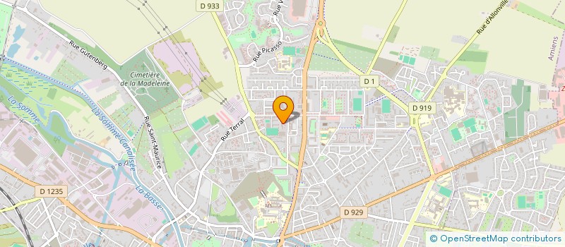 localisation de l'entreprise MONSIEUR ASADUR RAHMAN à AMIENS