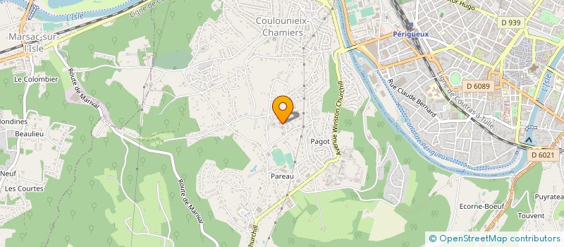 localisation de l'entreprise MONSIEUR ASAEL AMETE  COULOUNIEIX-CHAMIERS