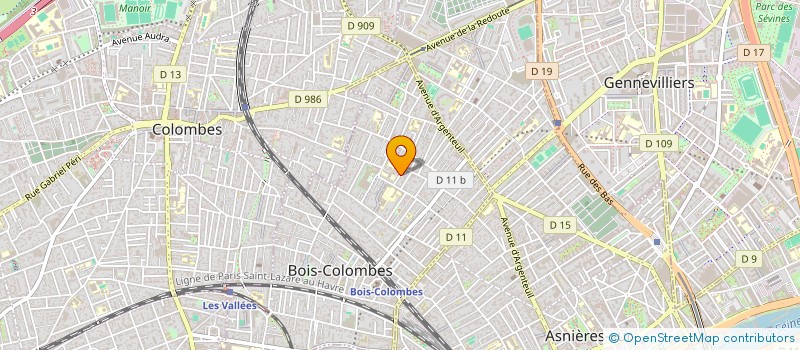 localisation de l'entreprise MONSIEUR ASCELIN DUDON à BOIS-COLOMBES