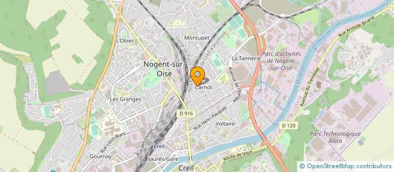 localisation de l'entreprise MONSIEUR ASCHLEY YENGO  NOGENT SUR OISE