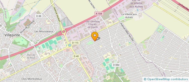 localisation de l'entreprise MONSIEUR ASDINNE GACEM à TREMBLAY-EN-FRANCE