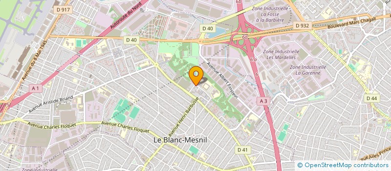 localisation de l'entreprise MONSIEUR ASEF RAJA à LE BLANC-MESNIL