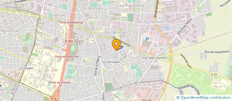 localisation de l'entreprise MONSIEUR ASEN METODIEV à BRON