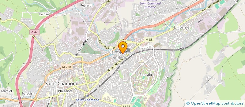 localisation de l'entreprise MONSIEUR ASEN SAVOV  SAINT-CHAMOND