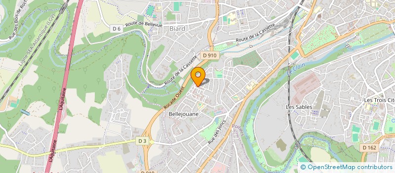 localisation de l'entreprise MONSIEUR ASFAHANE DJAMAL à POITIERS