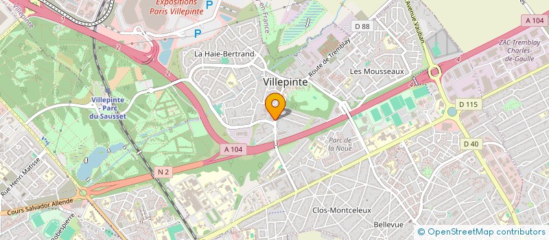 localisation de l'entreprise MONSIEUR ASHER JAVED  VILLEPINTE