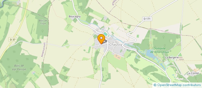 localisation de l'entreprise MONSIEUR ASHKAN BEIG MOHAMMADI  CHAUSSY