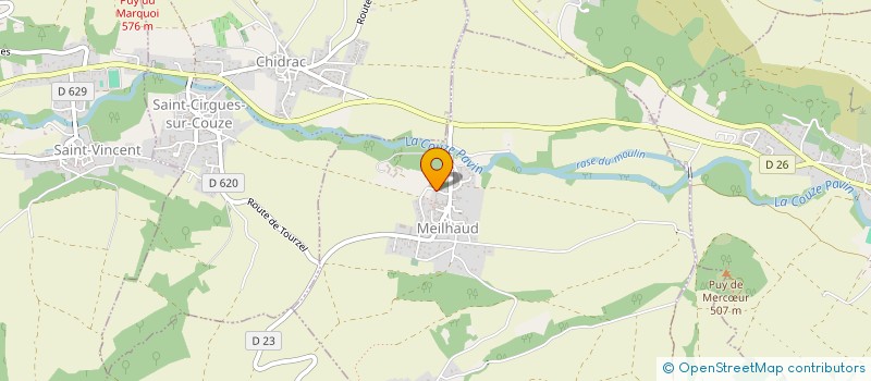 localisation de l'entreprise MONSIEUR ASHLEY GARGOWITCH  MEILHAUD