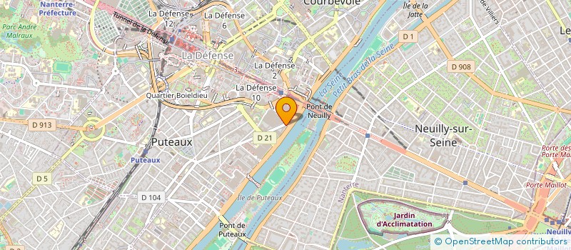 localisation de l'entreprise MONSIEUR ASHLEY-HOREB NDINGA  PUTEAUX