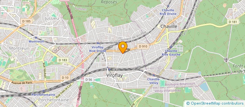 localisation de l'entreprise MONSIEUR ASHLEY MUNGAROO  VIROFLAY