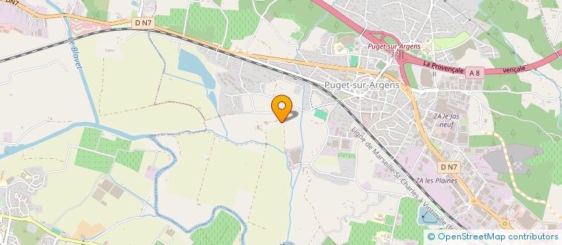 localisation de l'entreprise MONSIEUR ASHLEY PRINGUET  PUGET-SUR-ARGENS