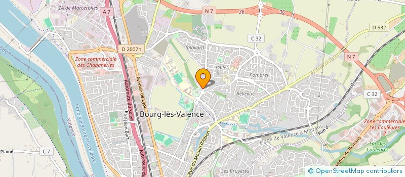 localisation de l'entreprise MONSIEUR ASHOD KOUZI KOUCHKIAN  BOURG-LES-VALENCE