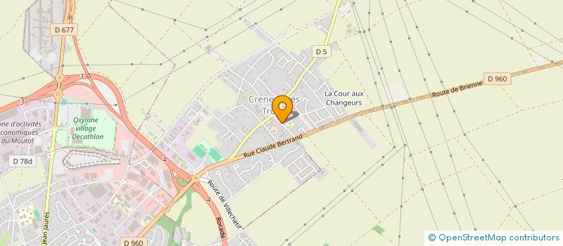 localisation de l'entreprise MONSIEUR ASHOT KARAPETYAN  CRENEY-PRES-TROYES