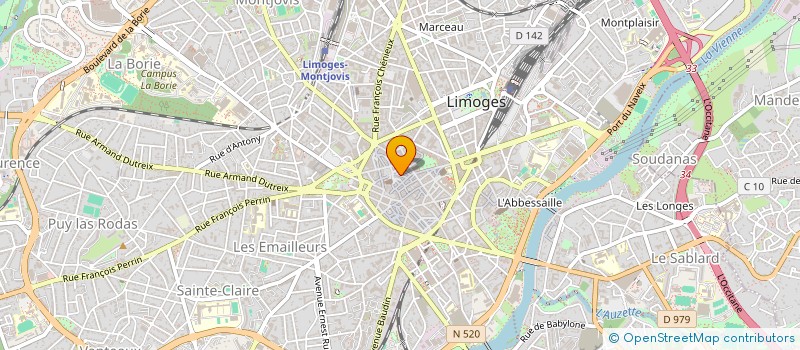 localisation de l'entreprise MONSIEUR ASHOT ZAKARYAN à LIMOGES