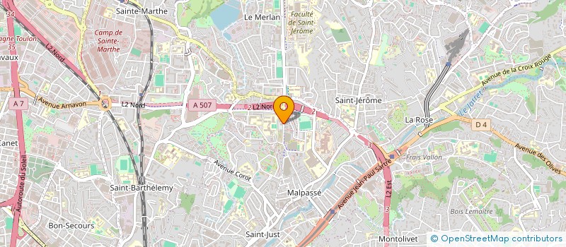 localisation de l'entreprise MONSIEUR ASHRAF BILASY à MARSEILLE