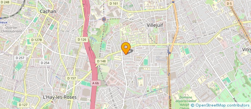 localisation de l'entreprise MONSIEUR ASHRAF HANNA  VILLEJUIF