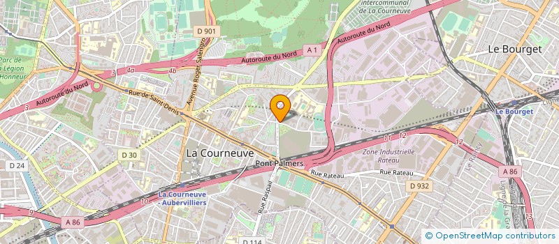 localisation de l'entreprise MONSIEUR ASHRAF MIKHAEL à LA COURNEUVE