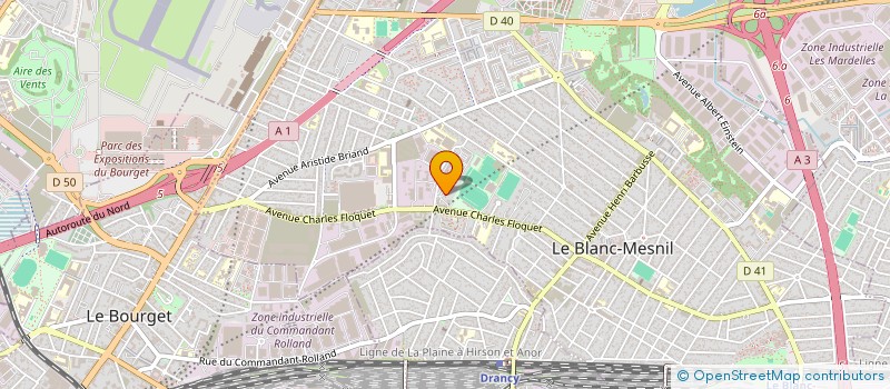 localisation de l'entreprise MONSIEUR ASHRAF TOHAMI BAKHIT à LE BLANC-MESNIL