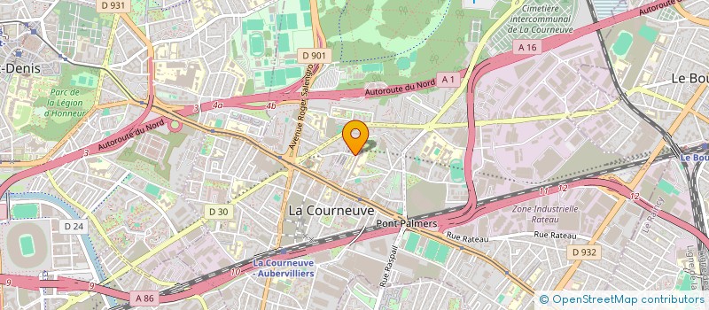 localisation de l'entreprise MONSIEUR ASHRAFUL ISLAM à LA COURNEUVE