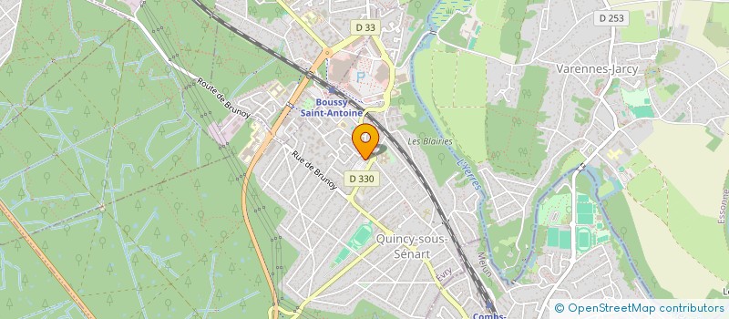 localisation de l'entreprise MONSIEUR ASHRIF ALTAIR  QUINCY-SOUS-SENART