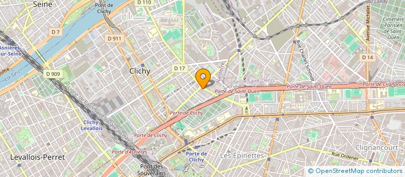 localisation de l'entreprise MONSIEUR ASHTON N'GUESSAN KOUASSI à CLICHY