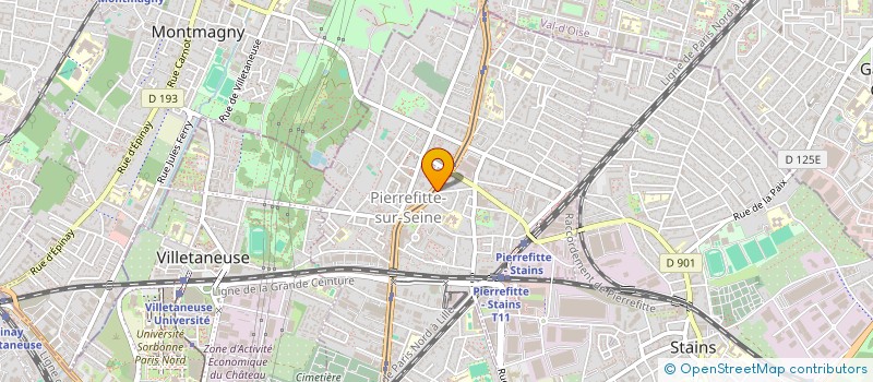 localisation de l'entreprise MONSIEUR ASHUQULLAH KHOWJAZADA à PIERREFITTE-SUR-SEINE