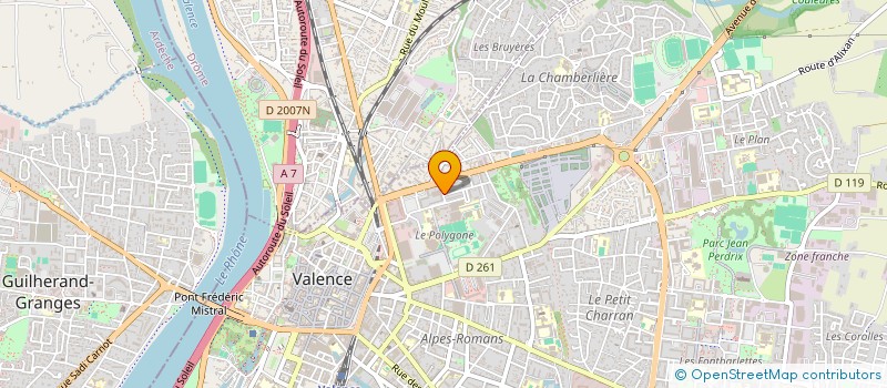 localisation de l'entreprise MONSIEUR ASHUQULLAH SAFI  VALENCE